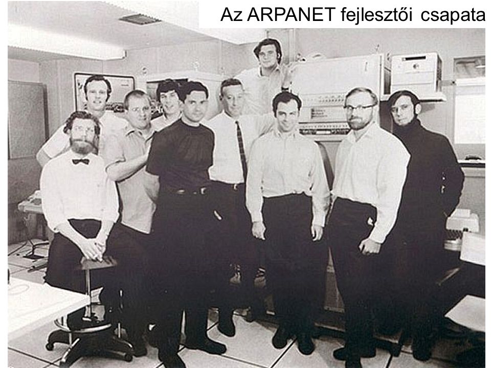 Az ARPANET fejlesztői csapata