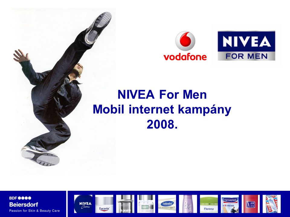 NIVEA For Men Mobil internet kampány 2008.
