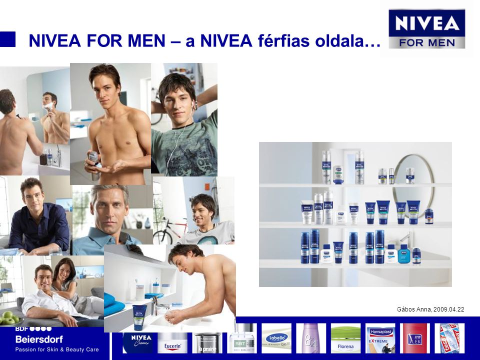 Gábos Anna, NIVEA FOR MEN – a NIVEA férfias oldala…