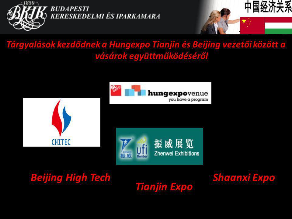 Beijing High Tech Tárgyalások kezdődnek a Hungexpo Tianjin és Beijing vezetői között a vásárok együttműködéséről Tianjin Expo Shaanxi Expo