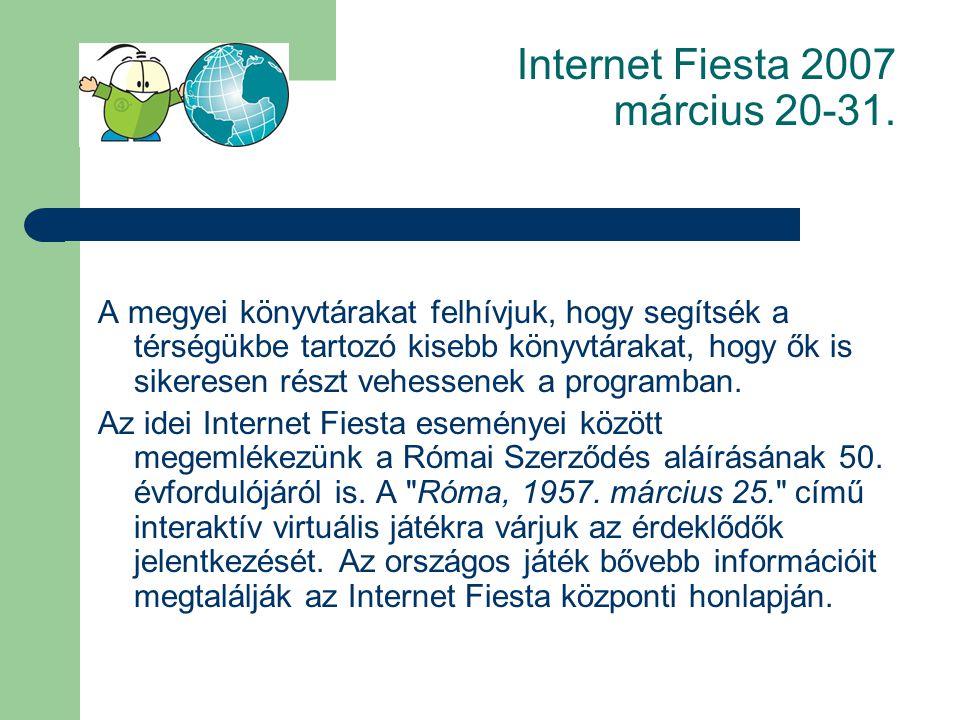 Internet Fiesta 2007 március