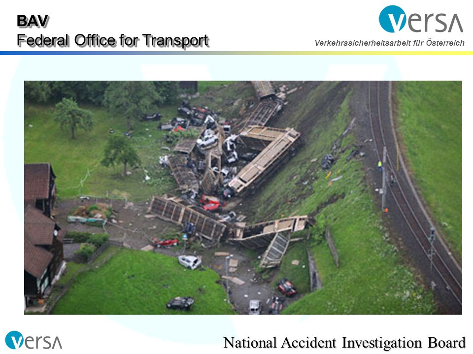 BAV Federal Office for Transport National Accident Investigation Board Verkehrssicherheitsarbeit für Österreich
