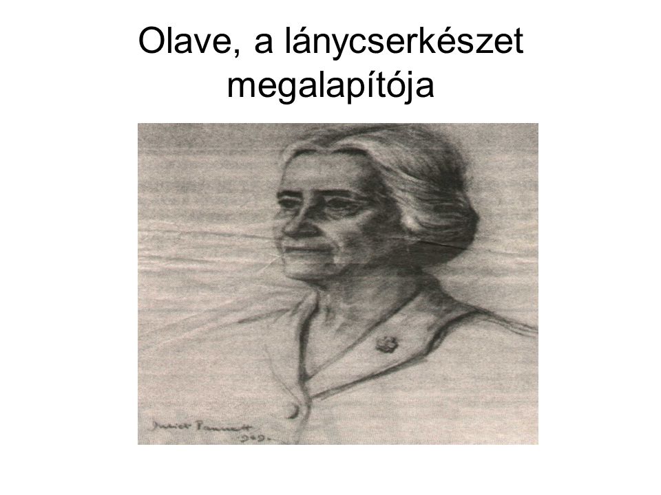 Olave, a lánycserkészet megalapítója