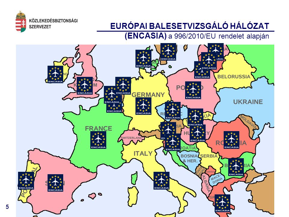 5 EURÓPAI BALESETVIZSGÁLÓ HÁLÓZAT (ENCASIA) a 996/2010/EU rendelet alapján