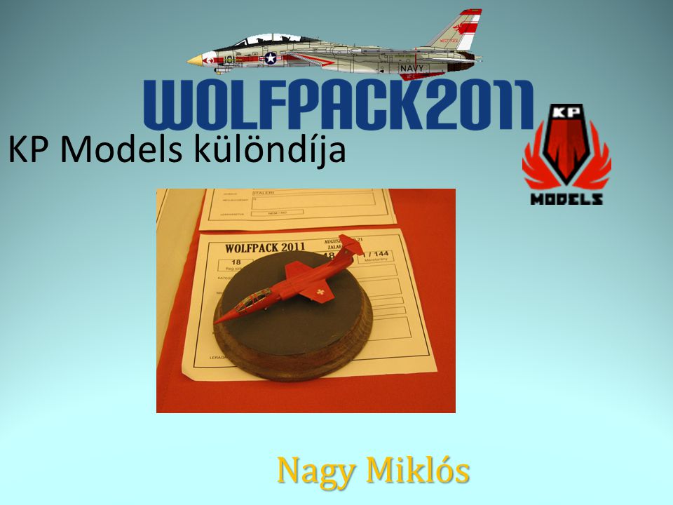 KP Models különdíja Nagy Miklós