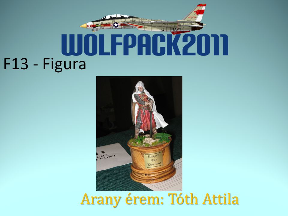 F13 - Figura Arany érem: Tóth Attila