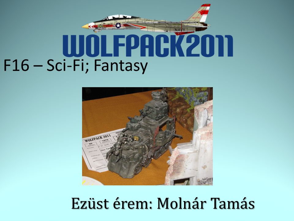 F16 – Sci-Fi; Fantasy Ezüst érem: Molnár Tamás