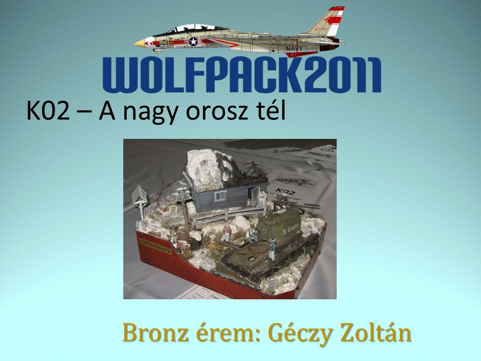 K02 – A nagy orosz tél Bronz érem: Géczy Zoltán