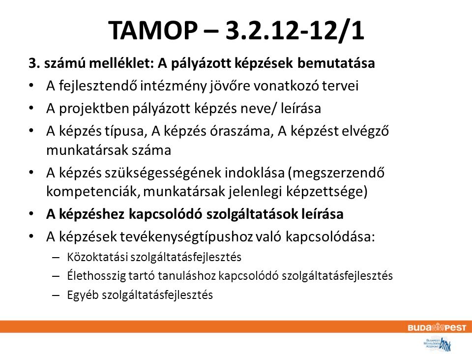 TAMOP – /1 3.