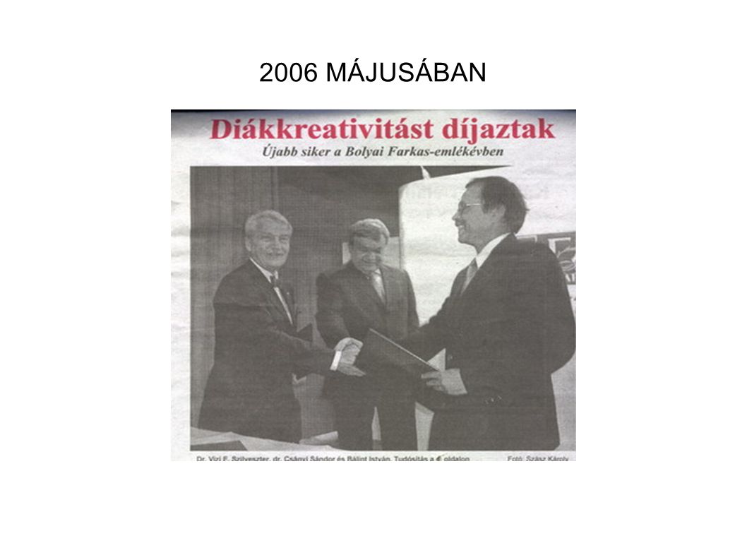 2006 MÁJUSÁBAN