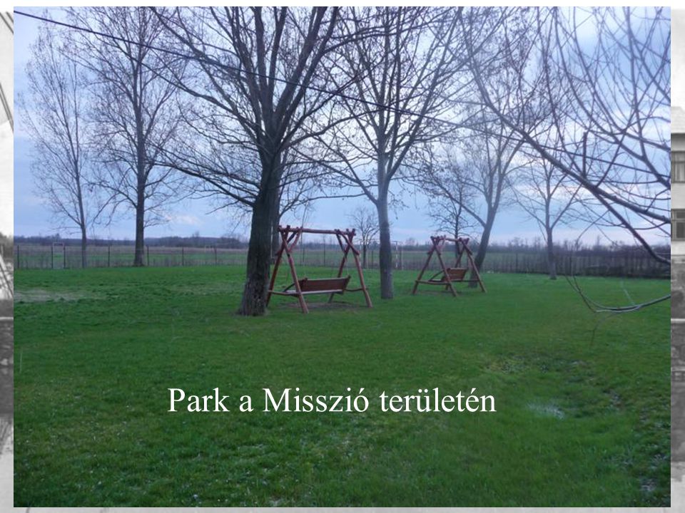 Park a Misszió területén