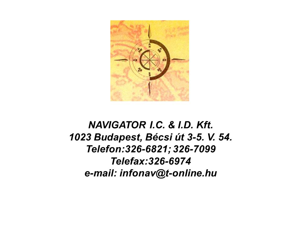 NAVIGATOR I.C. & I.D. Kft Budapest, Bécsi út 3-5.
