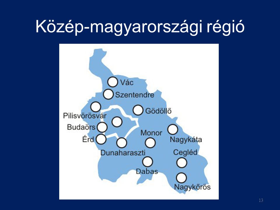 Közép-magyarországi régió 13