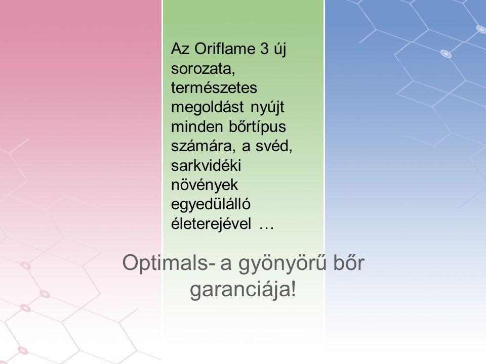 Az Oriflame 3 új sorozata, természetes megoldást nyújt minden bőrtípus számára, a svéd, sarkvidéki növények egyedülálló életerejével … Optimals- a gyönyörű bőr garanciája!