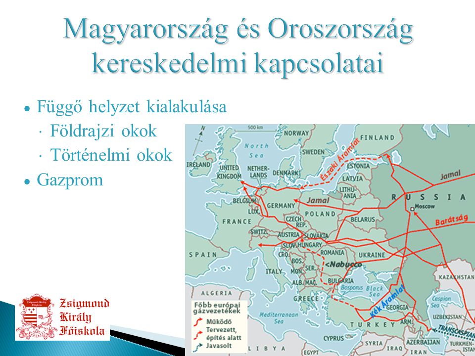 9 ● Függő helyzet kialakulása  Földrajzi okok  Történelmi okok ● Gazprom