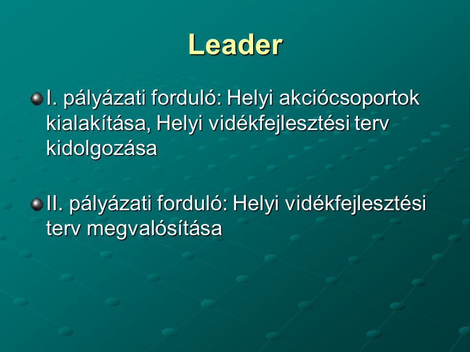 Leader I.