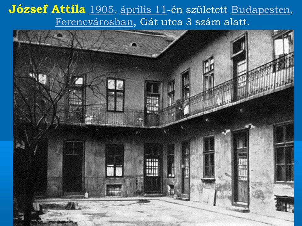 József Attila 1905.