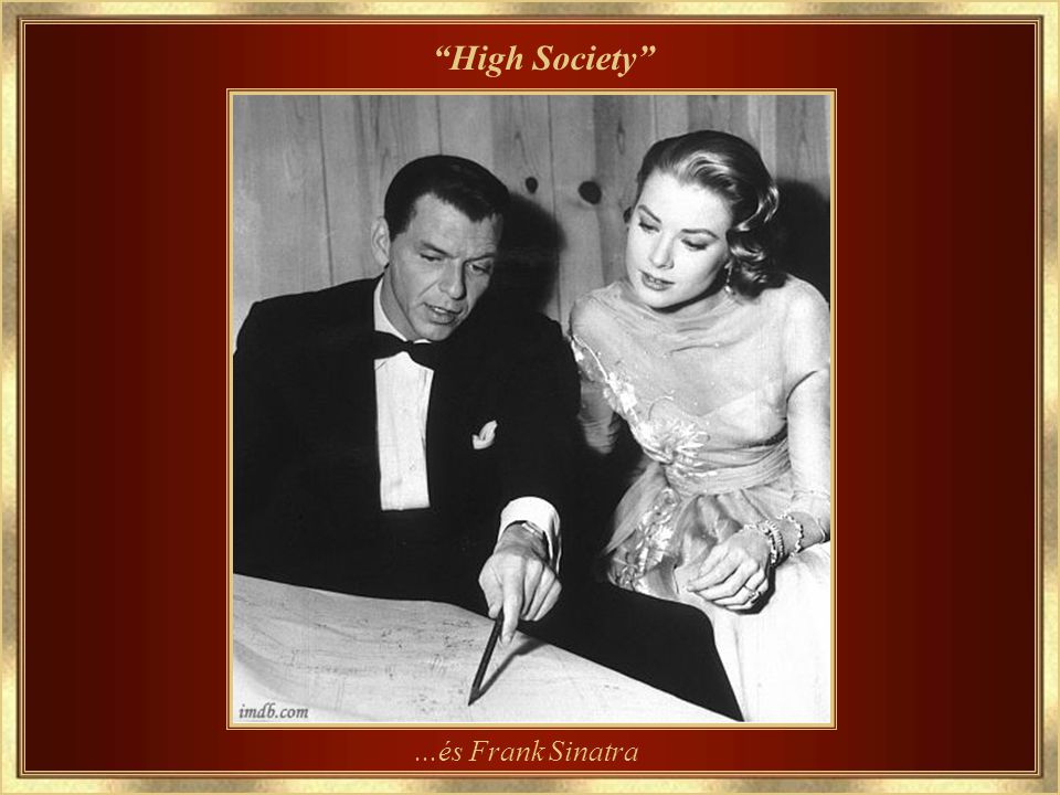 1956 – A legutolsó filmje High Society (Felső tízezer) – partnere Louis Armstrong…