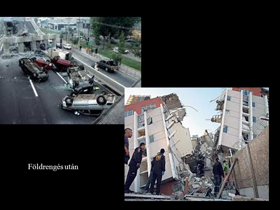 Földrengés után