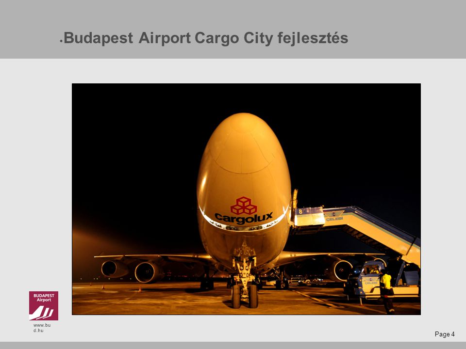 d.hu Page 4  Budapest Airport Cargo City fejlesztés