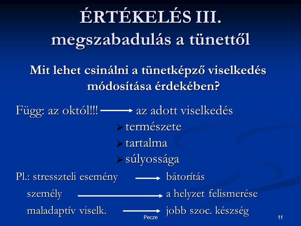 11Pecze ÉRTÉKELÉS III.