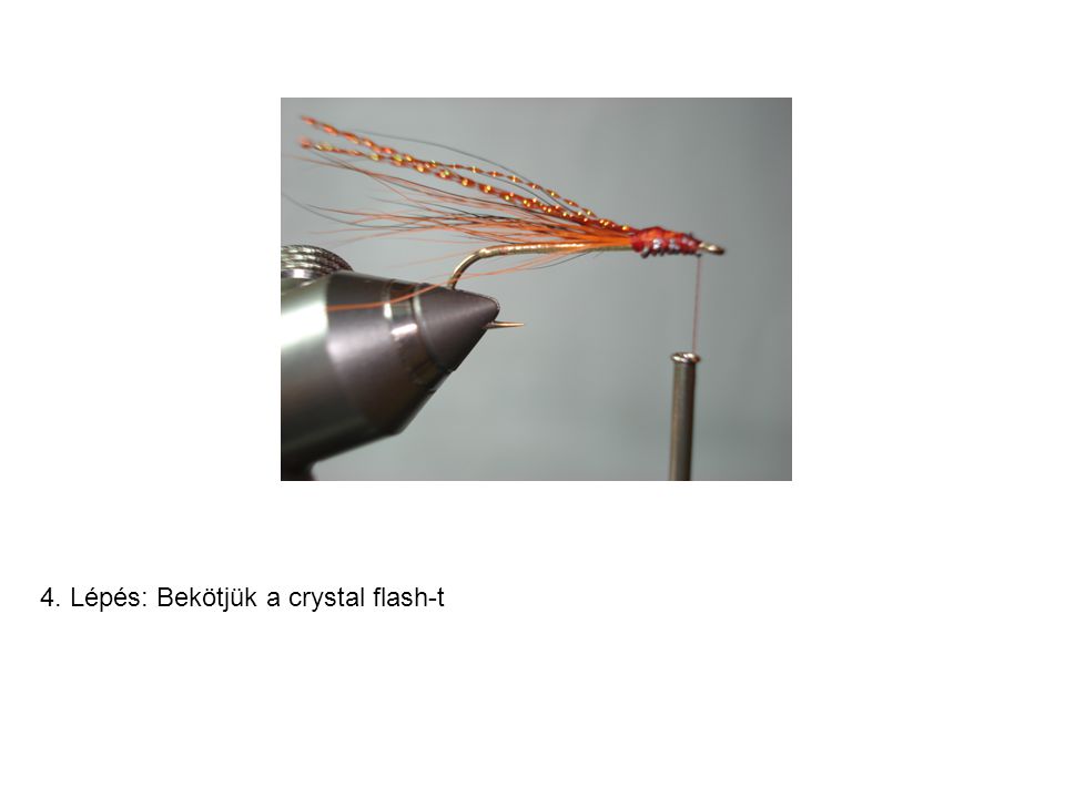 4. Lépés: Bekötjük a crystal flash-t