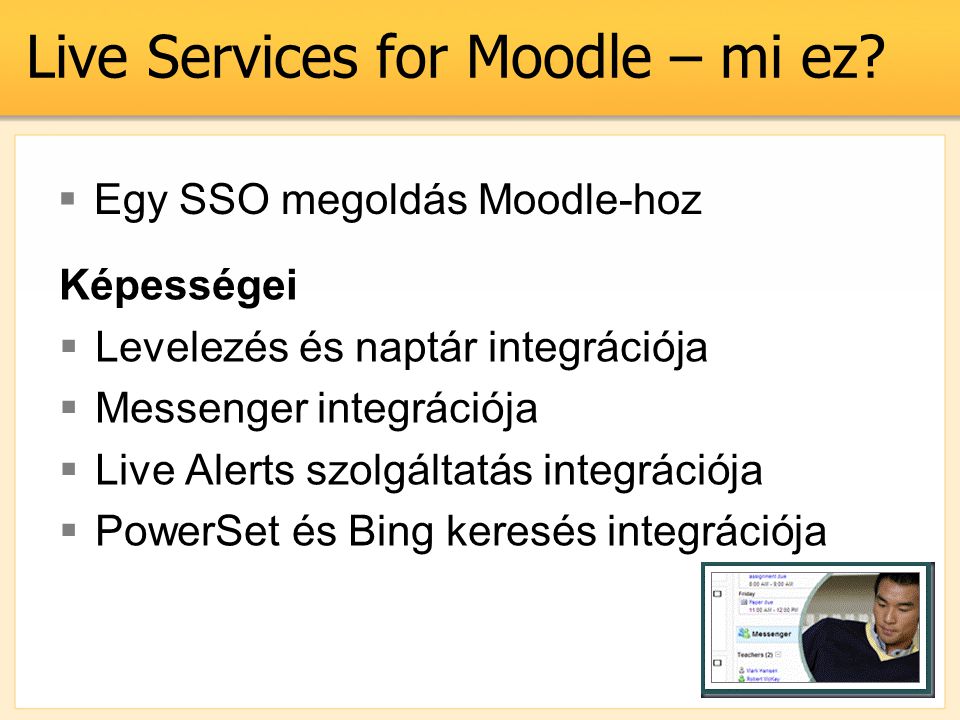 Live Services for Moodle – mi ez.