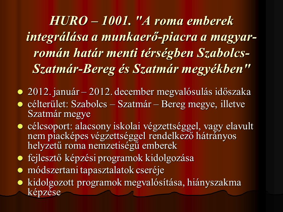 HURO – 1001.