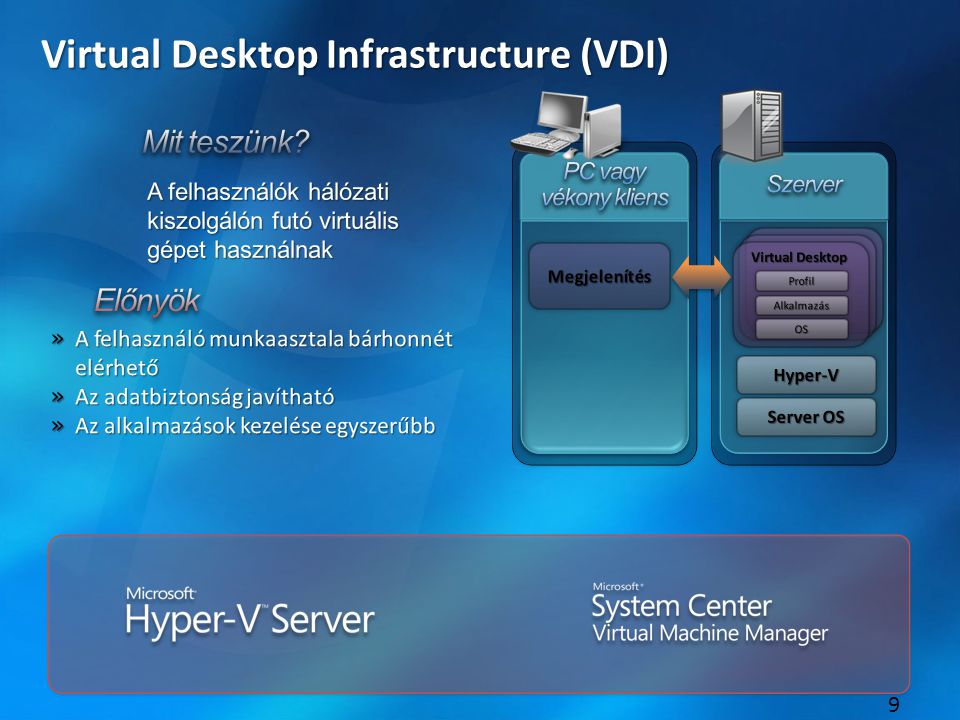 9 Virtual Desktop Infrastructure (VDI)