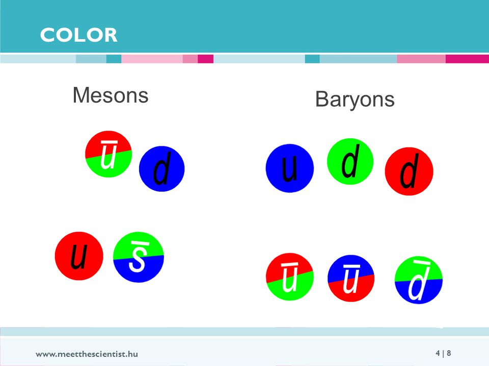 COLOR   4 | 8 Mesons Baryons