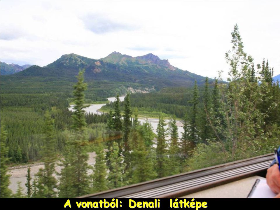 Luxus vonat Denali és Anchorage között Luxus vonat Denali és Anchorage között