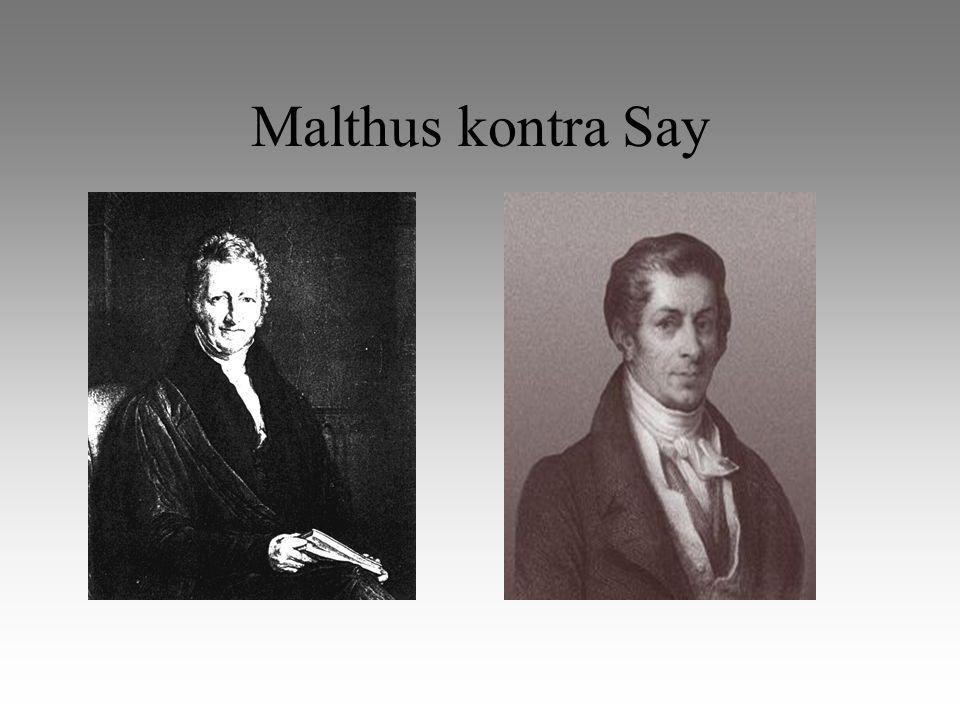 Malthus kontra Say