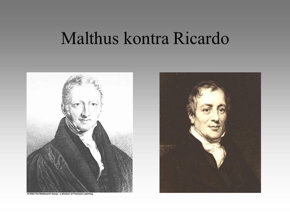 Malthus kontra Ricardo