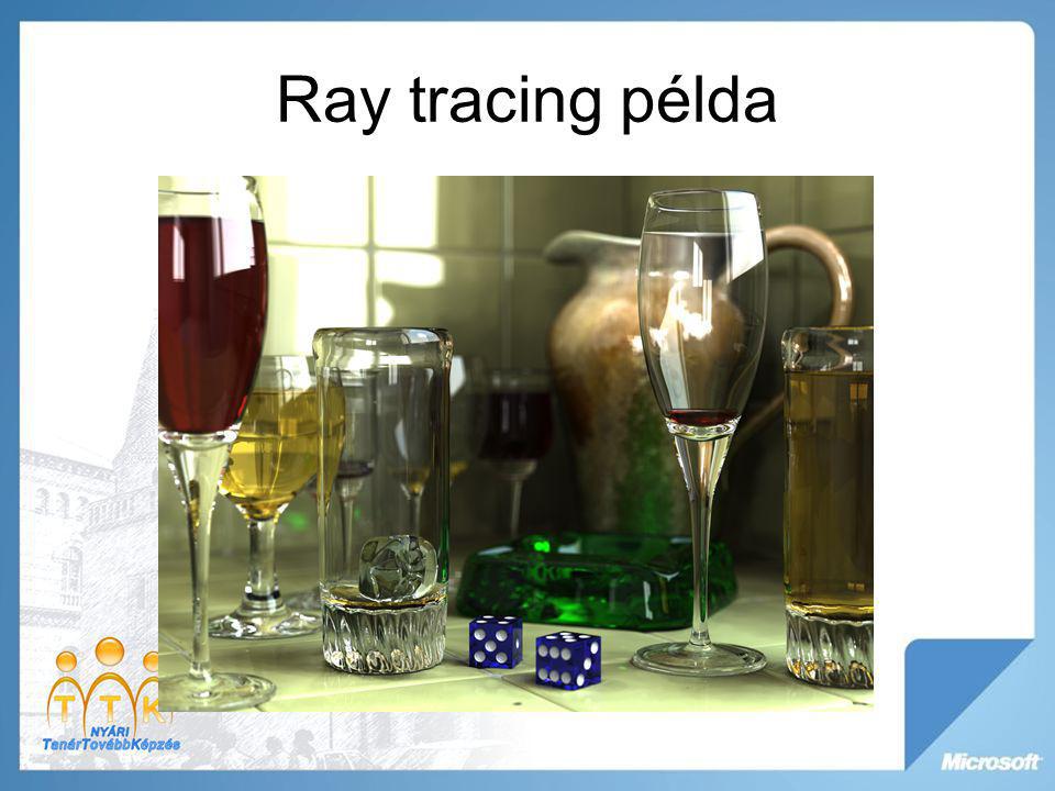 Ray tracing példa
