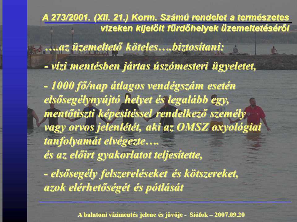 A 273/2001. (XII. 21.) Korm.