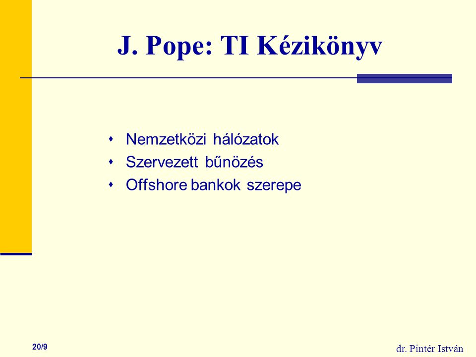 dr. Pintér István 20/9 J.