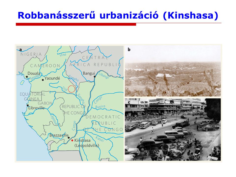 Robbanásszerű urbanizáció (Kinshasa)