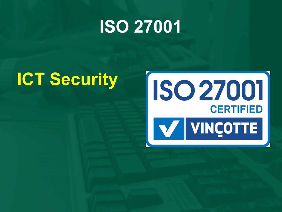 ISO ICT Security