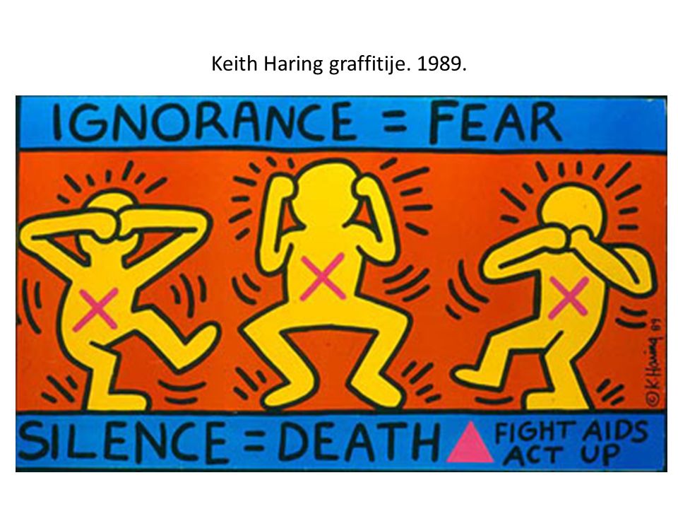 Keith Haring graffitije