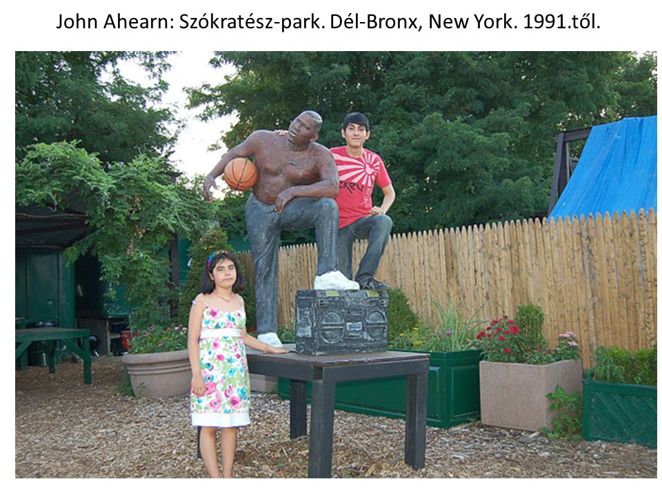 John Ahearn: Szókratész-park. Dél-Bronx, New York től.