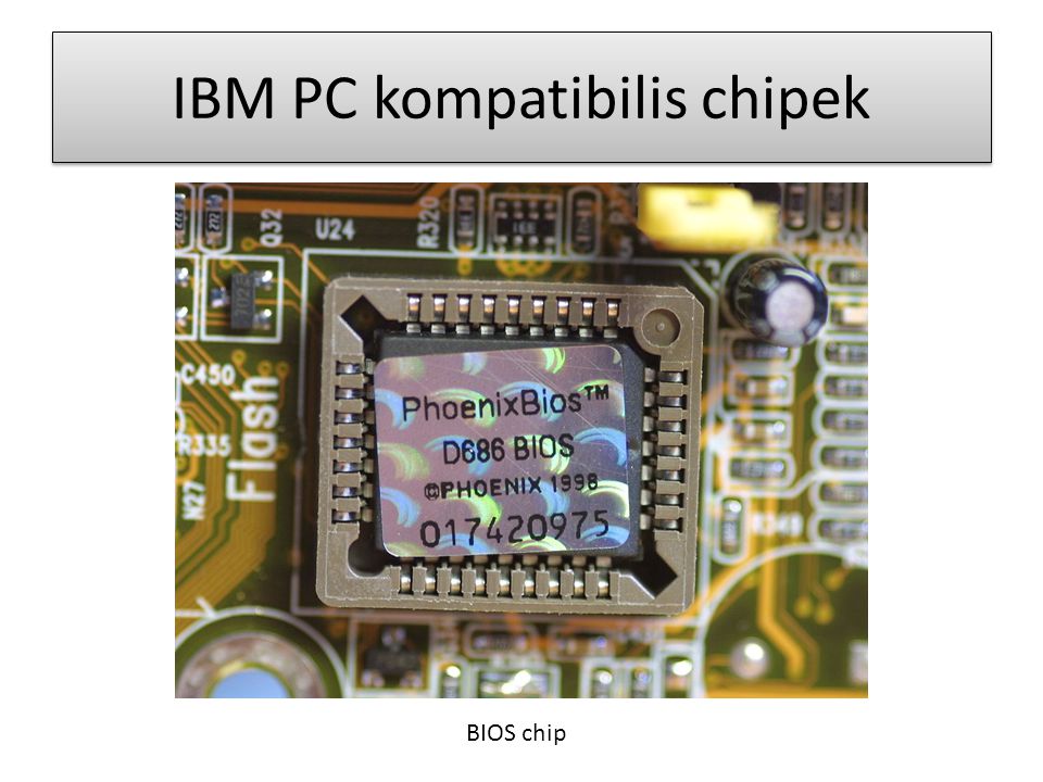 IBM PC kompatibilis chipek BIOS chip