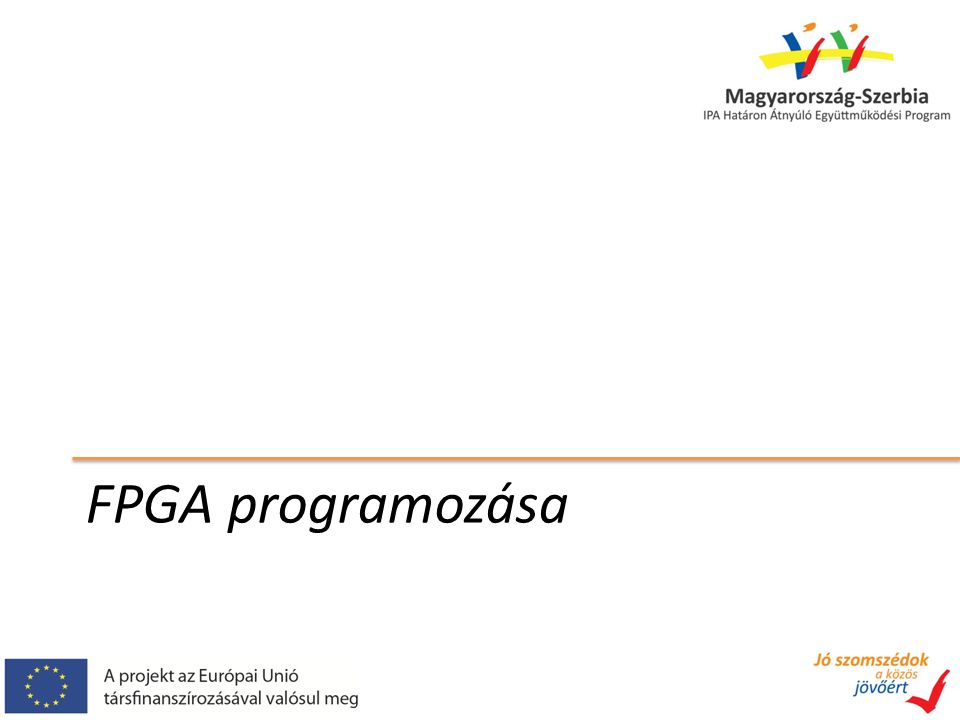 FPGA programozása