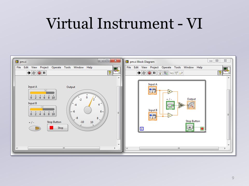 Virtual Instrument - VI 9
