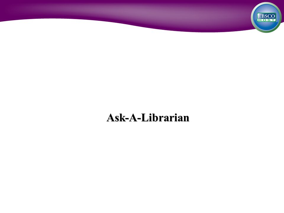 Ask-A-Librarian