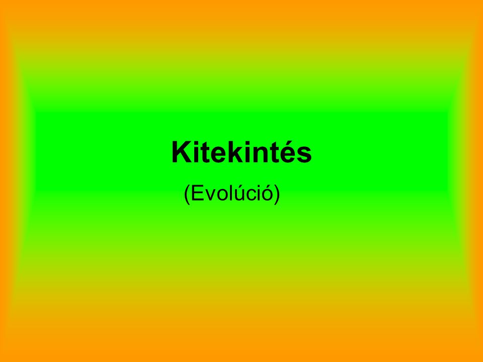 Kitekintés (Evolúció)