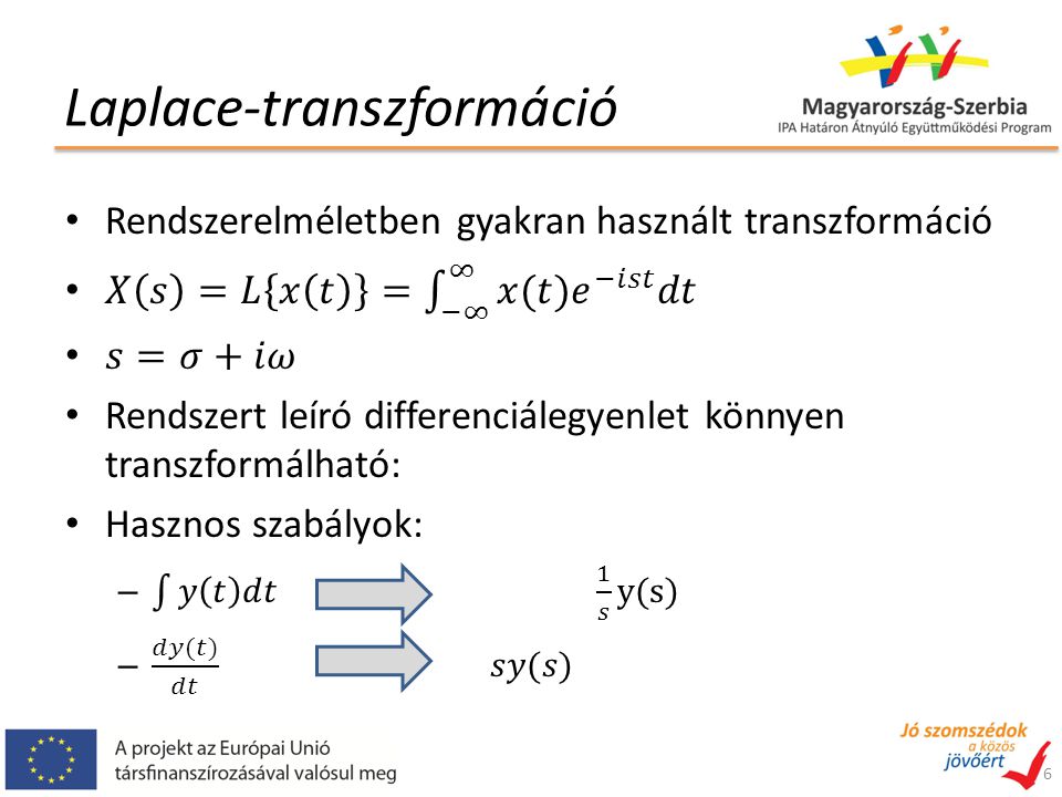 Laplace-transzformáció 6
