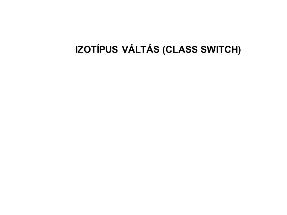 IZOTÍPUS VÁLTÁS (CLASS SWITCH)