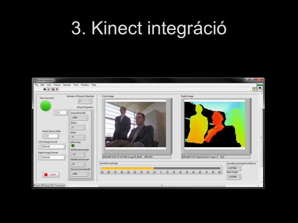 3. Kinect integráció