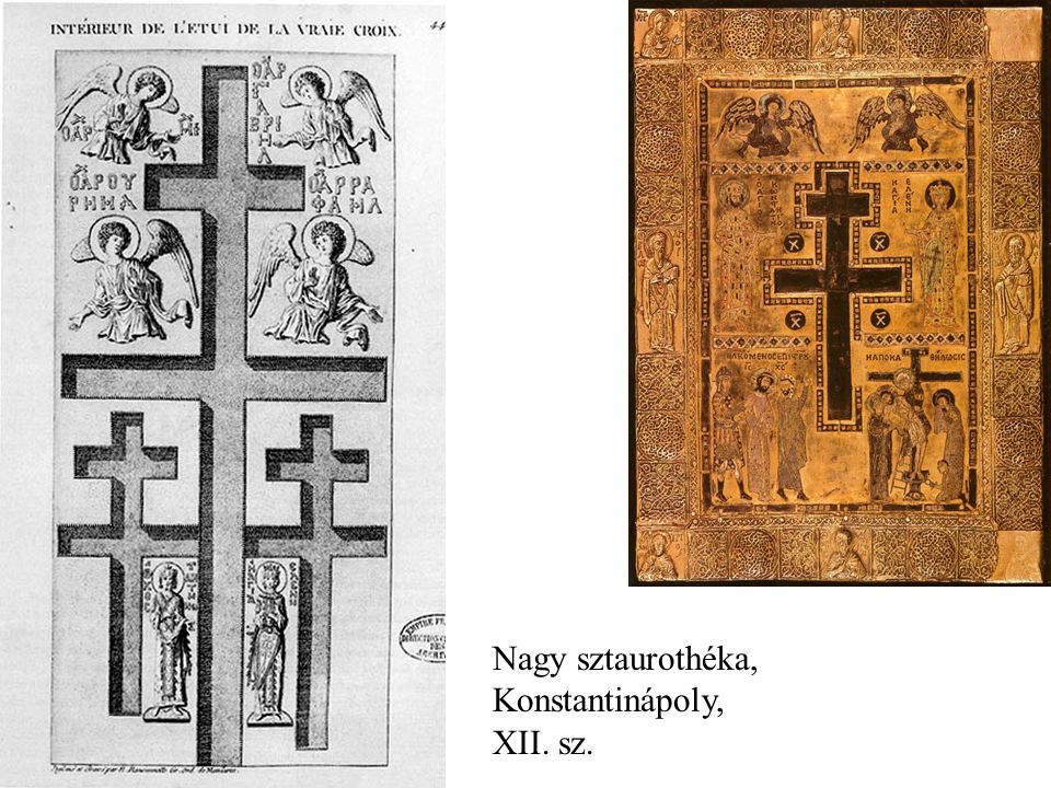 Nagy sztaurothéka, Konstantinápoly, XII. sz.
