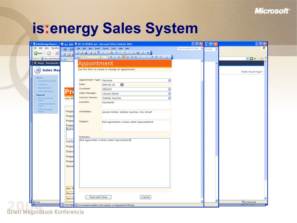 is:energy Sales System